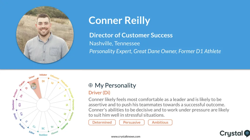 Conner Reilly Director of Customer Success