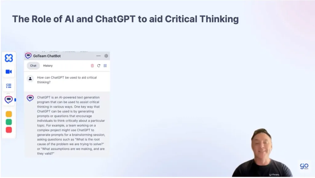 The Role of AI and ChatGPT to aid critical thinking by matt